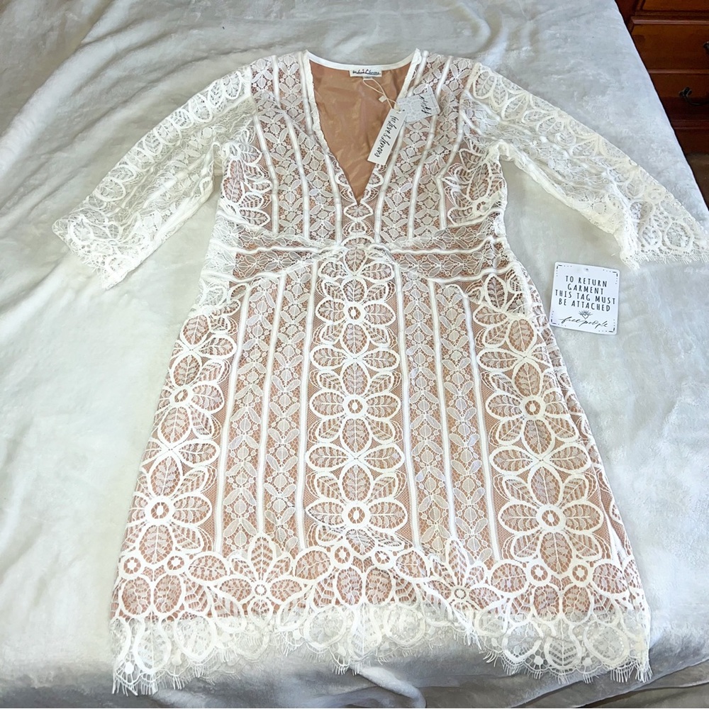 For Love and Lemons Lyla cocktail lace dress. Size L